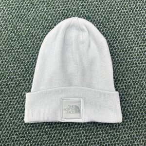 The North Face Light Blue Knit Beanie
